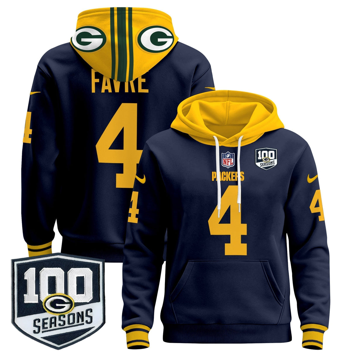 GB Throwback 2024 Pullover Hoodie - Stitched