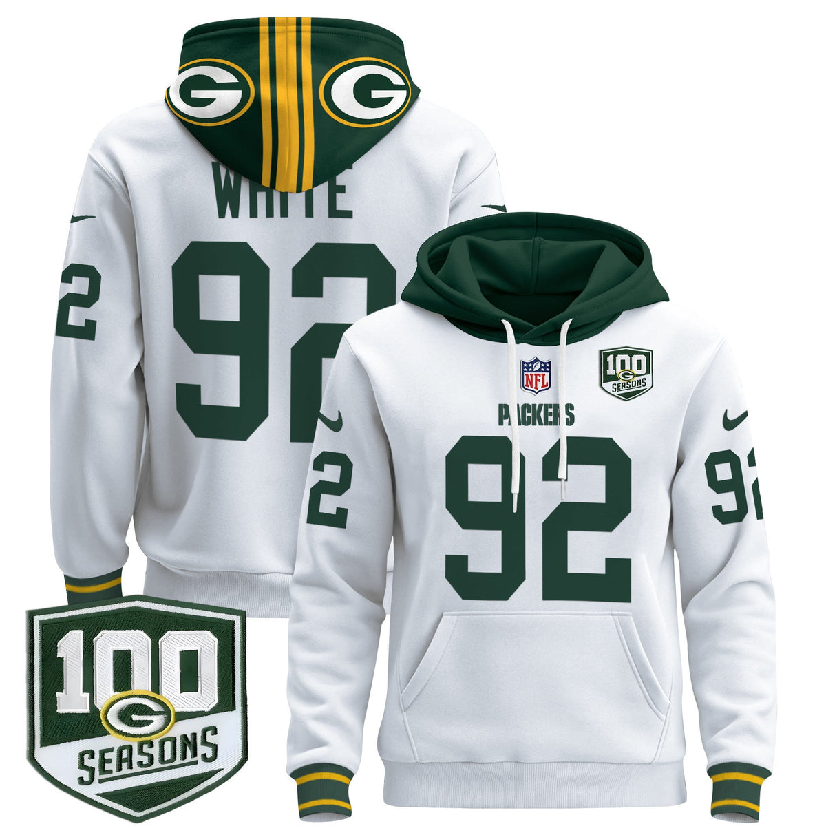 GB Throwback 2024 Pullover Hoodie - Stitched