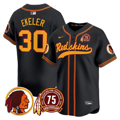 WR 75th Patch Throwback Vapor Premier Limited Jersey - All Stitched