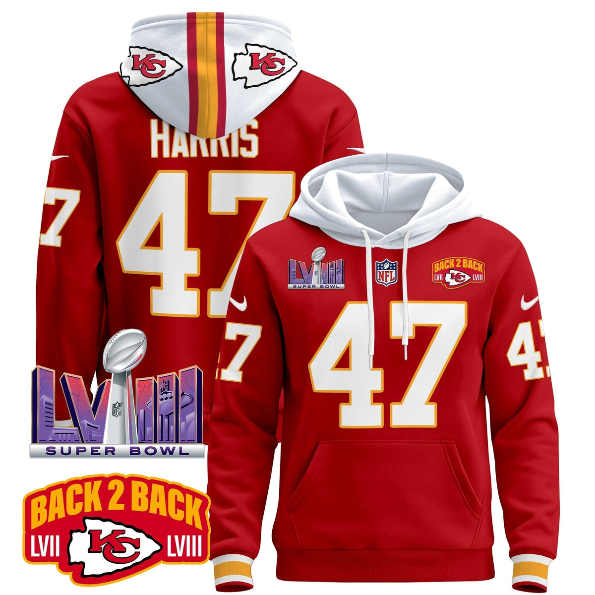 KC 2024 Pullover Hoodie - Stitched
