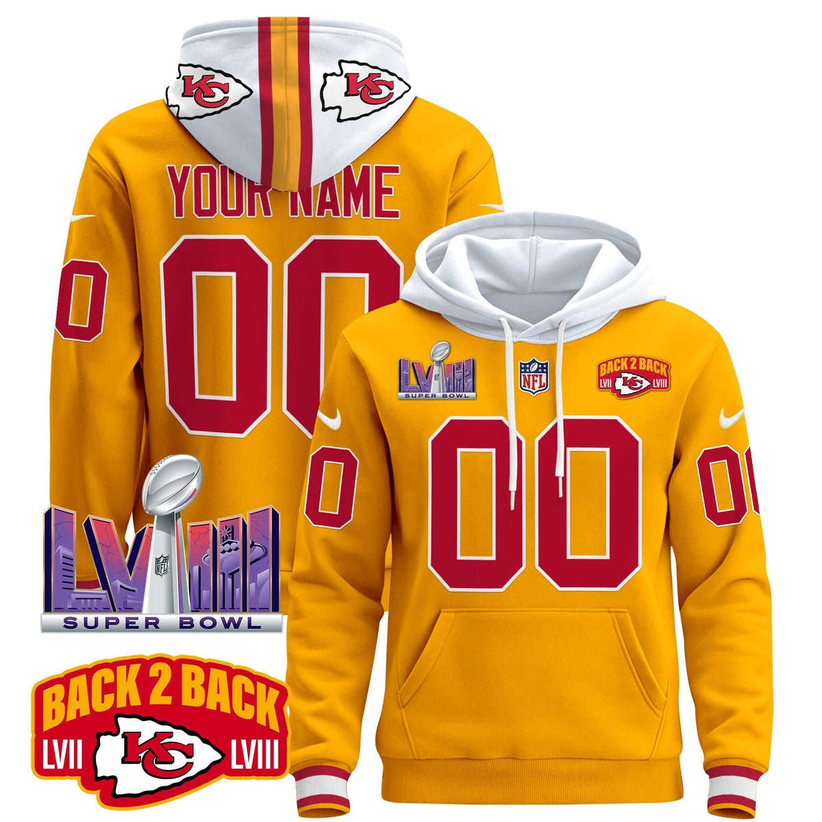 KC 2024 Custom Pullover Hoodie - Stitched