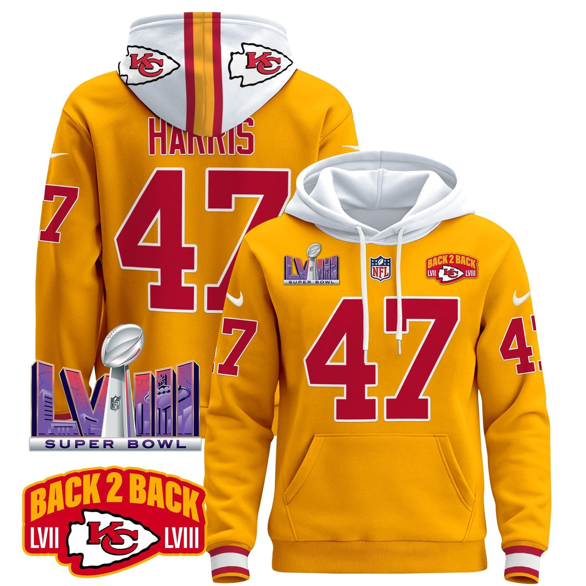 KC 2024 Pullover Hoodie - Stitched