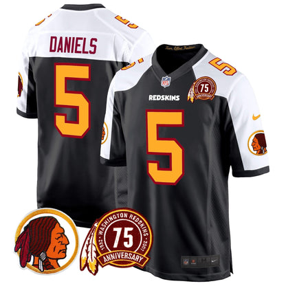 WR 75th Patch Throwback Game Jersey - Stitched