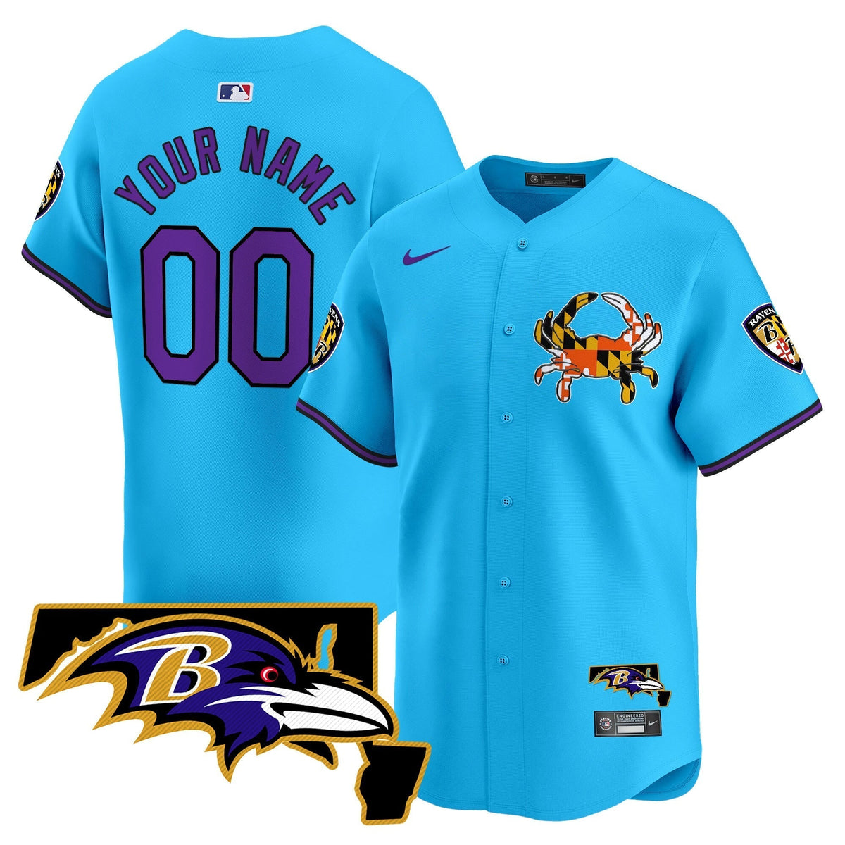 BAL 2024 Vapor Premier Baseball Custom Jersey V2 - Stitched
