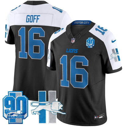 Detroit Lion 1946 Throwback Vapor Limited Jersey - Stitched