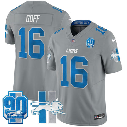 Detroit Lion 1946 Throwback Vapor Limited Jersey - Stitched