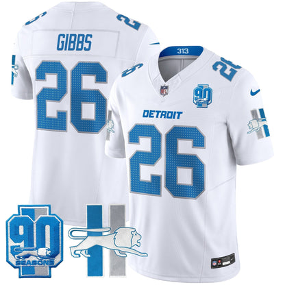 Detroit Lion 1946 Throwback Vapor Limited Jersey - Stitched