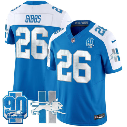 Detroit Lion 1946 Throwback Vapor Limited Jersey - Stitched