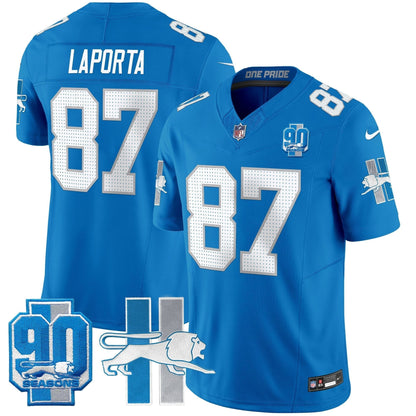 Detroit Lion 1946 Throwback Vapor Limited Jersey - Stitched