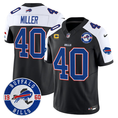 Men's Buffalo Bills 2024 Vapor Limited Jersey - Est. 1960 Patch - All Stitched