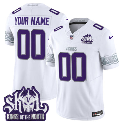 MIN King Of The North Patch Vapor Limited Custom Jersey V2 - Stitched
