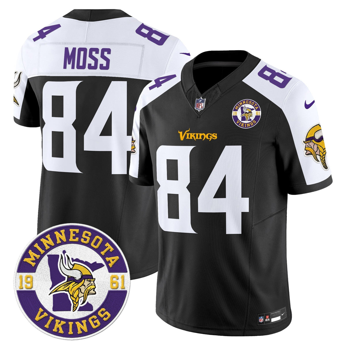 MIN King Of The North Patch Vapor Limited Jersey - Est. 1961 Patch - Stitched