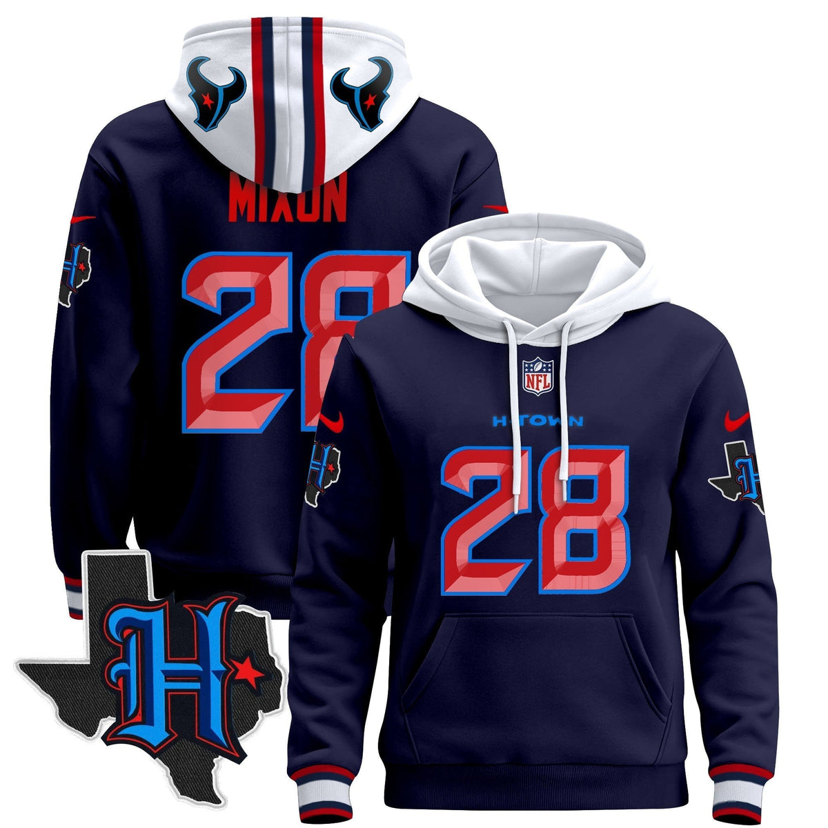 Houston Texans2024 Pullover Hoodie - Stitched