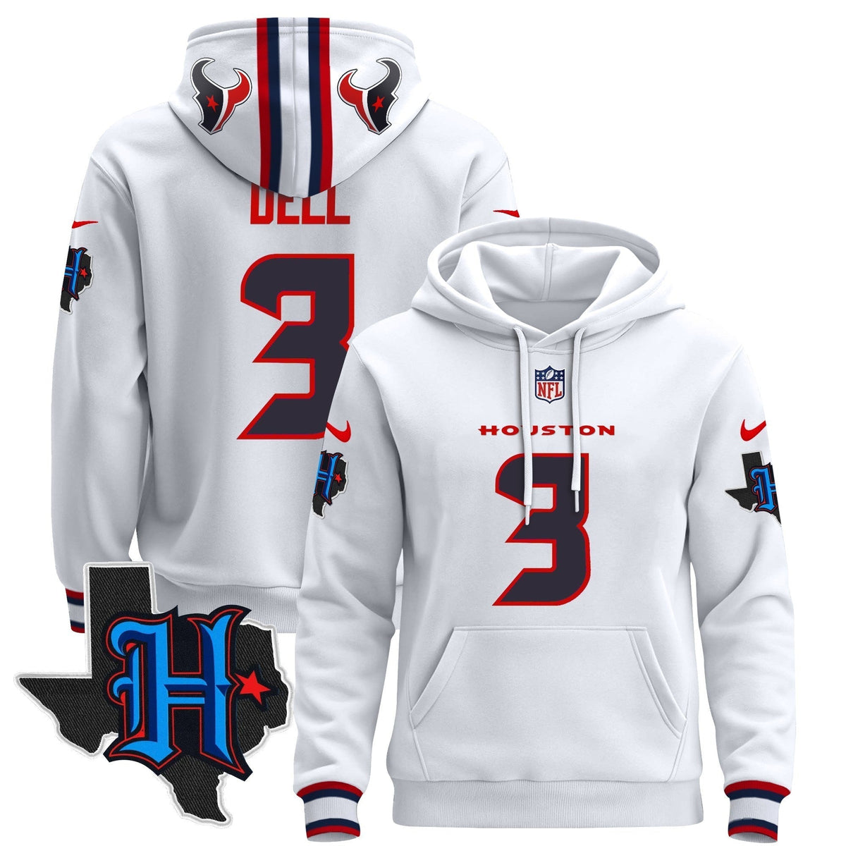 Houston Texans2024 Pullover Hoodie - Stitched
