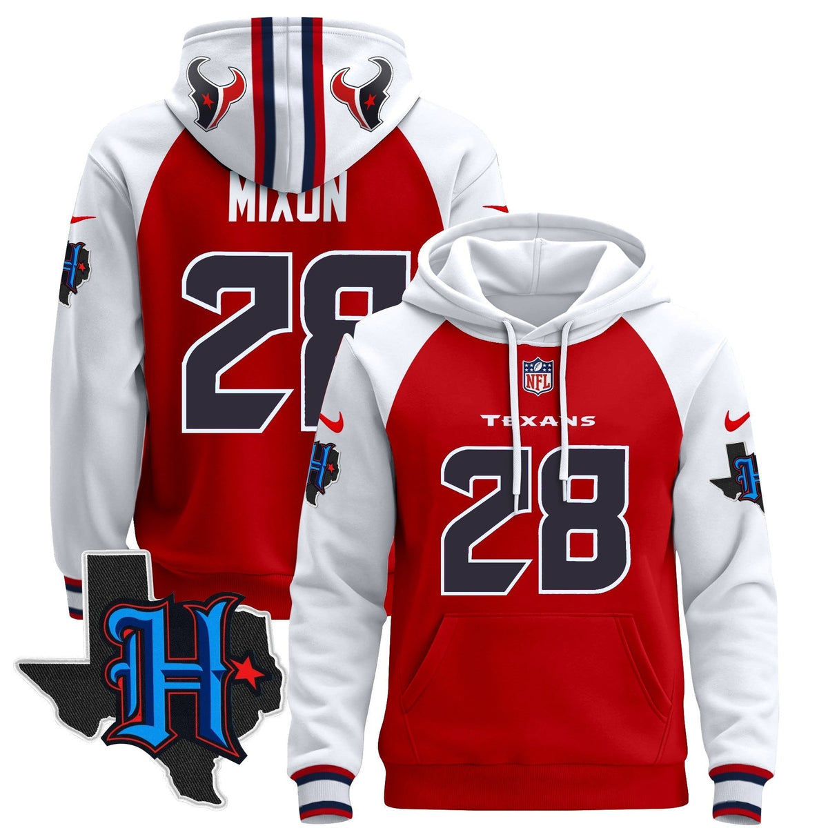 Houston Texans2024 Pullover Hoodie - Stitched