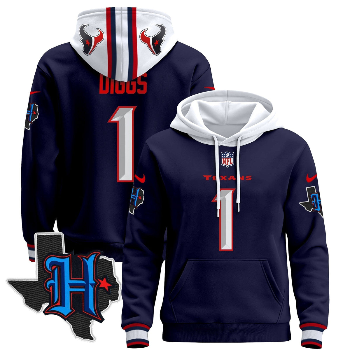 Houston Texans2024 Pullover Hoodie - Stitched