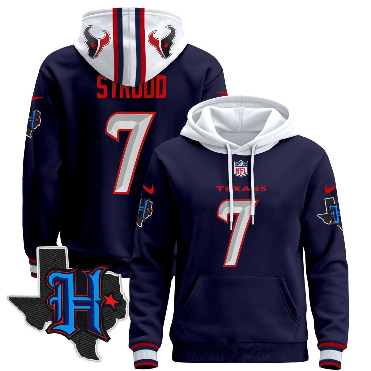 Houston Texans2024 Pullover Hoodie - Stitched