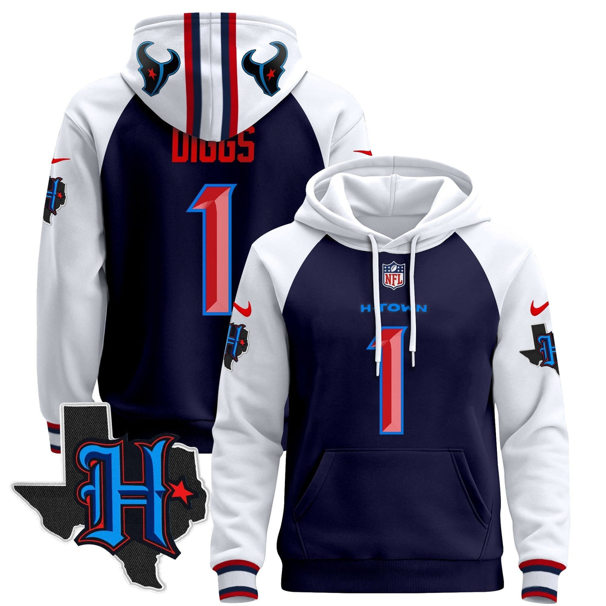Houston Texans2024 Pullover Hoodie - Stitched