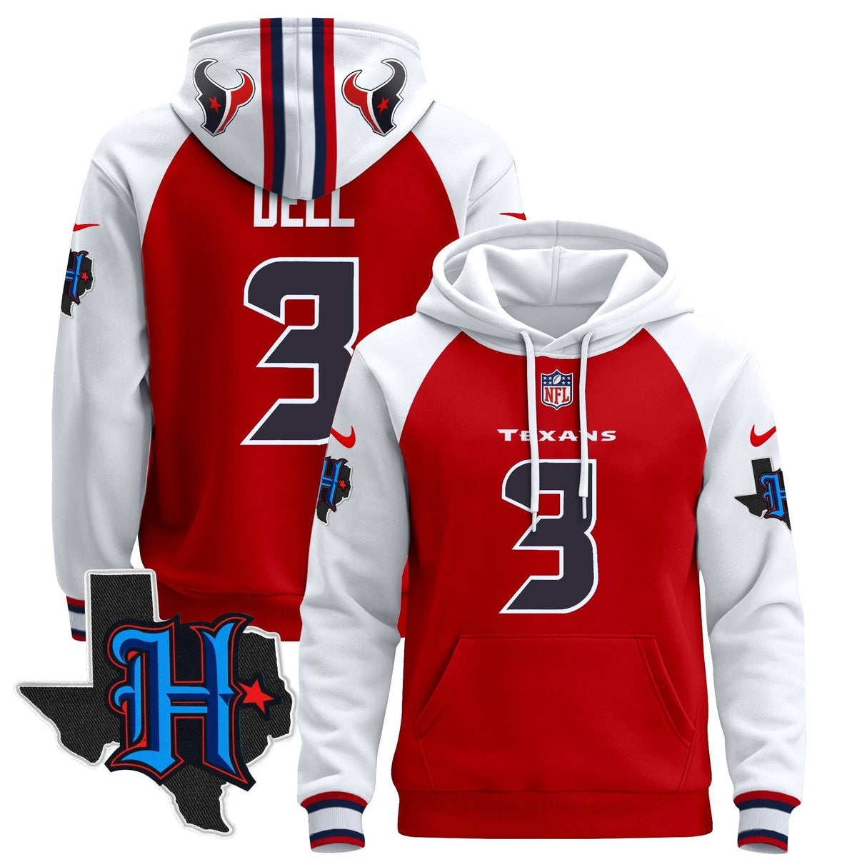 Houston Texans2024 Pullover Hoodie - Stitched