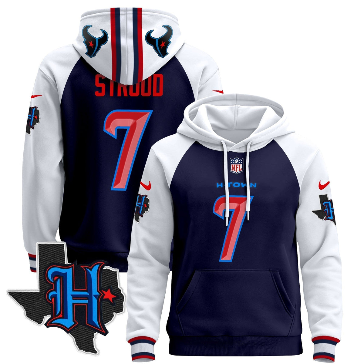 Houston Texans2024 Pullover Hoodie - Stitched