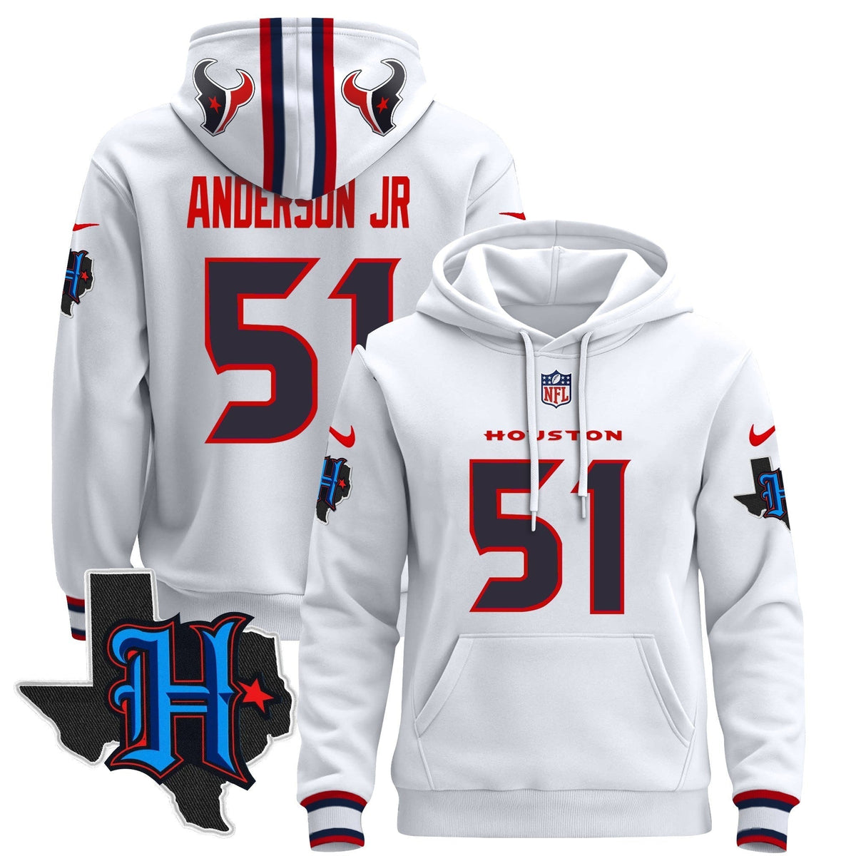 Houston Texans2024 Pullover Hoodie - Stitched