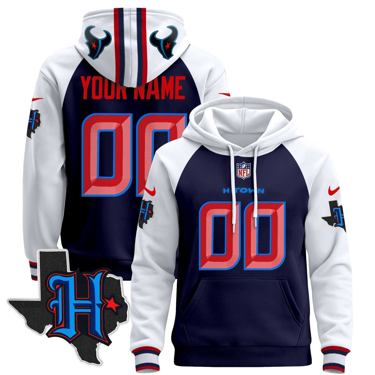 HOU 2024 Custom Pullover Hoodie - Stitched