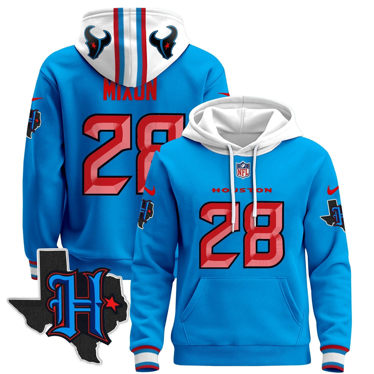 Houston Texans2024 Pullover Hoodie - Stitched