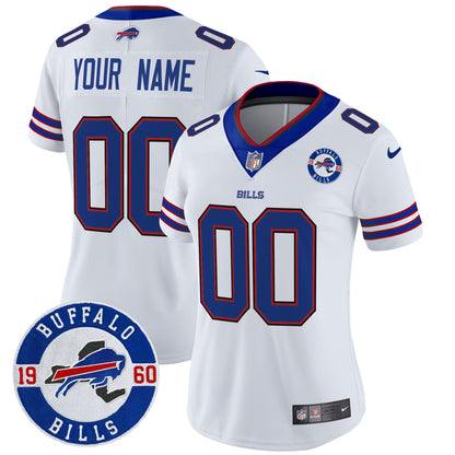 Buffalo Bills 2024 Vapor Limited Custom Jersey - Est. 1960 Patch - All Stitched