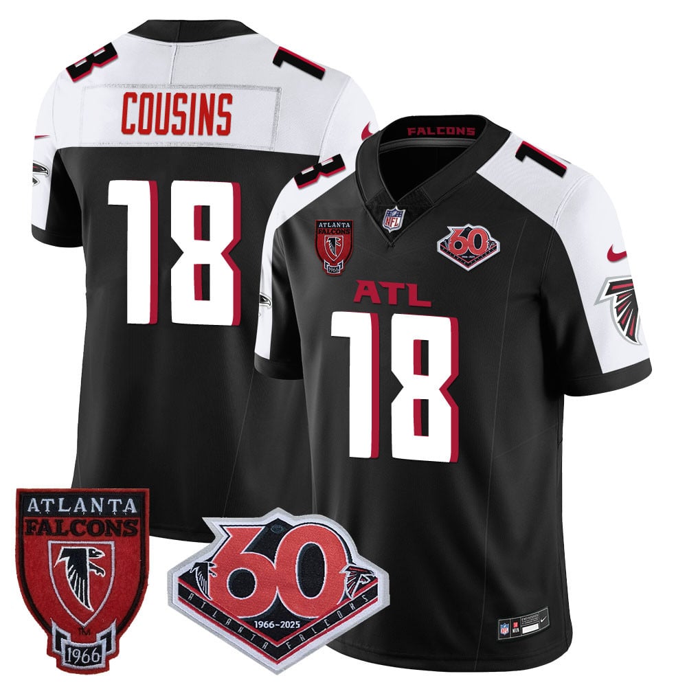 Men's Atlanta Falcons 60th Season Vapor Limited Jersey - All Stitched