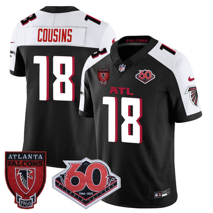 Men's Atlanta Falcons 60th Season Vapor Limited Jersey - All Stitched