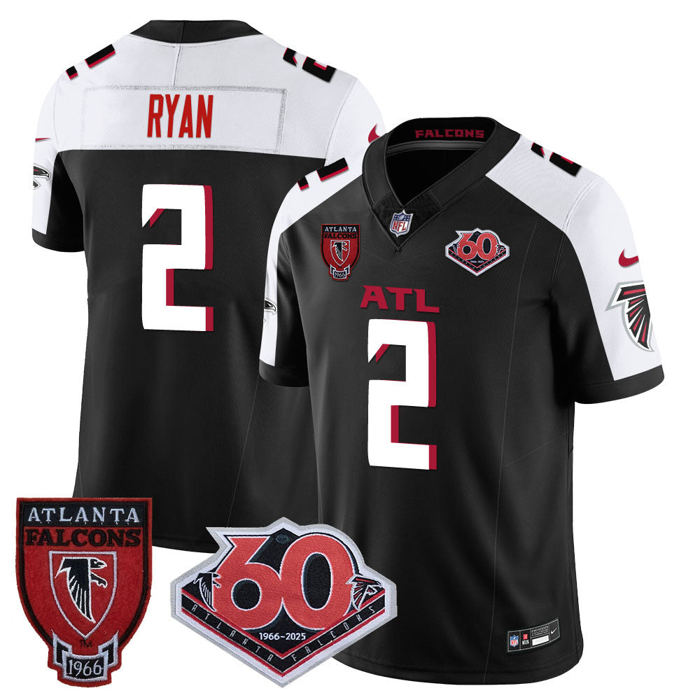 Men's Atlanta Falcons 60th Season Vapor Limited Jersey - All Stitched