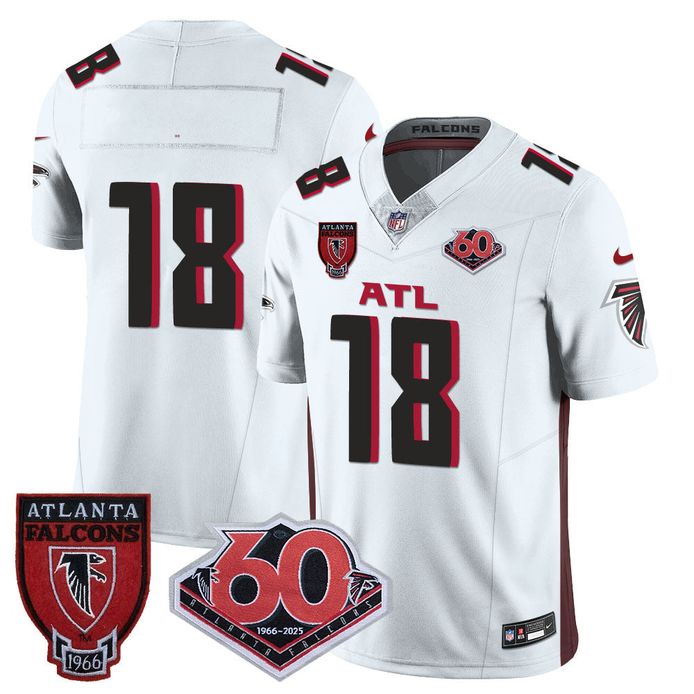 Men's Atlanta Falcons 60th Season Vapor Limited Jersey - All Stitched