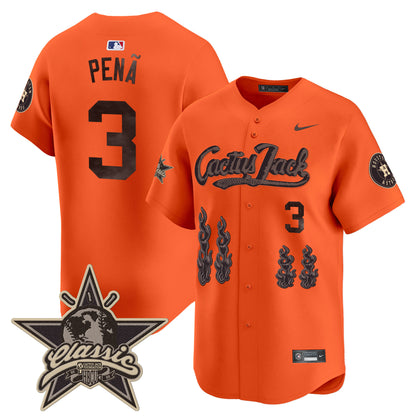 Houston Astros Cactus Jack 2025 Vapor Premier Limited Jersey - All Stitched