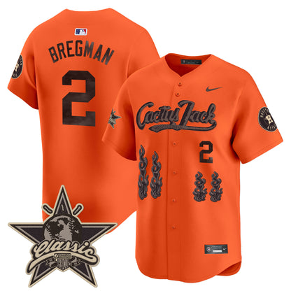 Houston Astros Cactus Jack 2025 Vapor Premier Limited Jersey - All Stitched