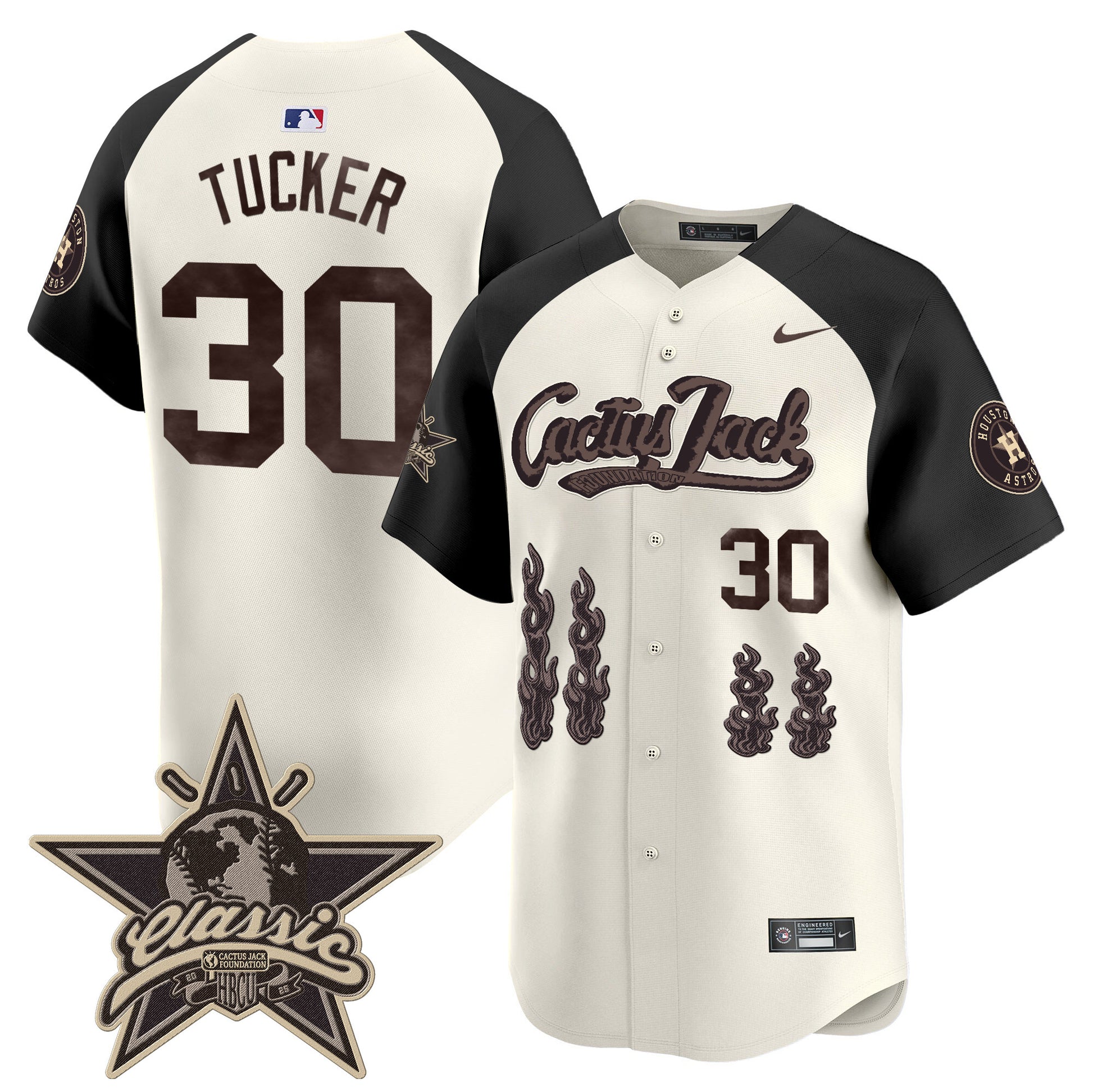 Houston Astros Cactus Jack 2025 Vapor Premier Limited Jersey - All Stitched