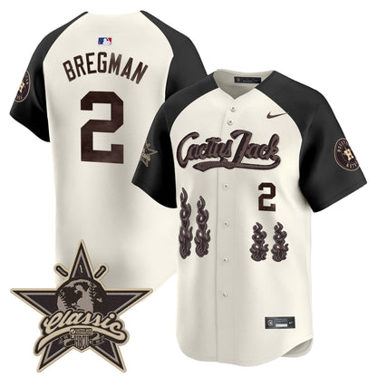 Houston Astros Cactus Jack 2025 Vapor Premier Limited Jersey - All Stitched