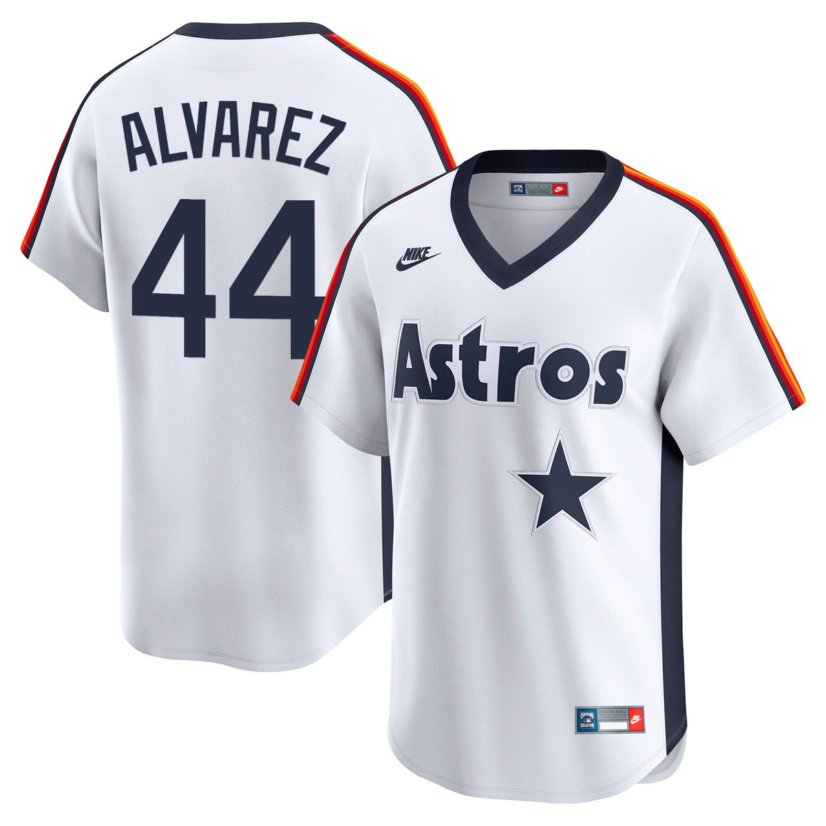 Men's Houston Astros Throwback Vapor Premier Limited Jersey - All Stitched
