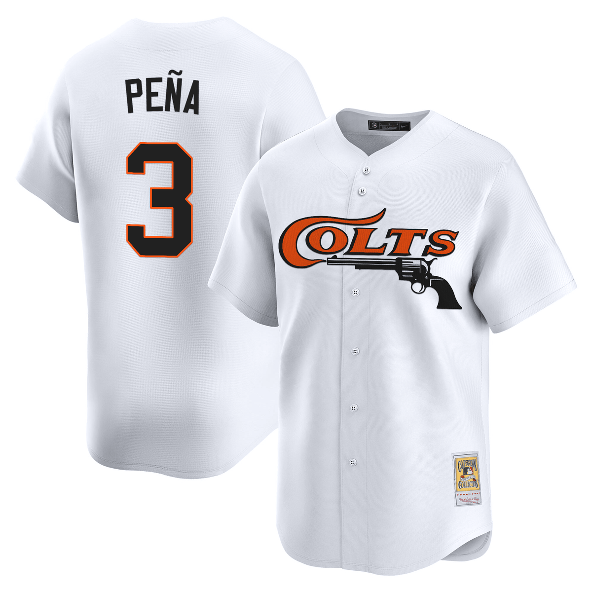 Men's Houston Astros Throwback Vapor Premier Limited Jersey - All Stitched