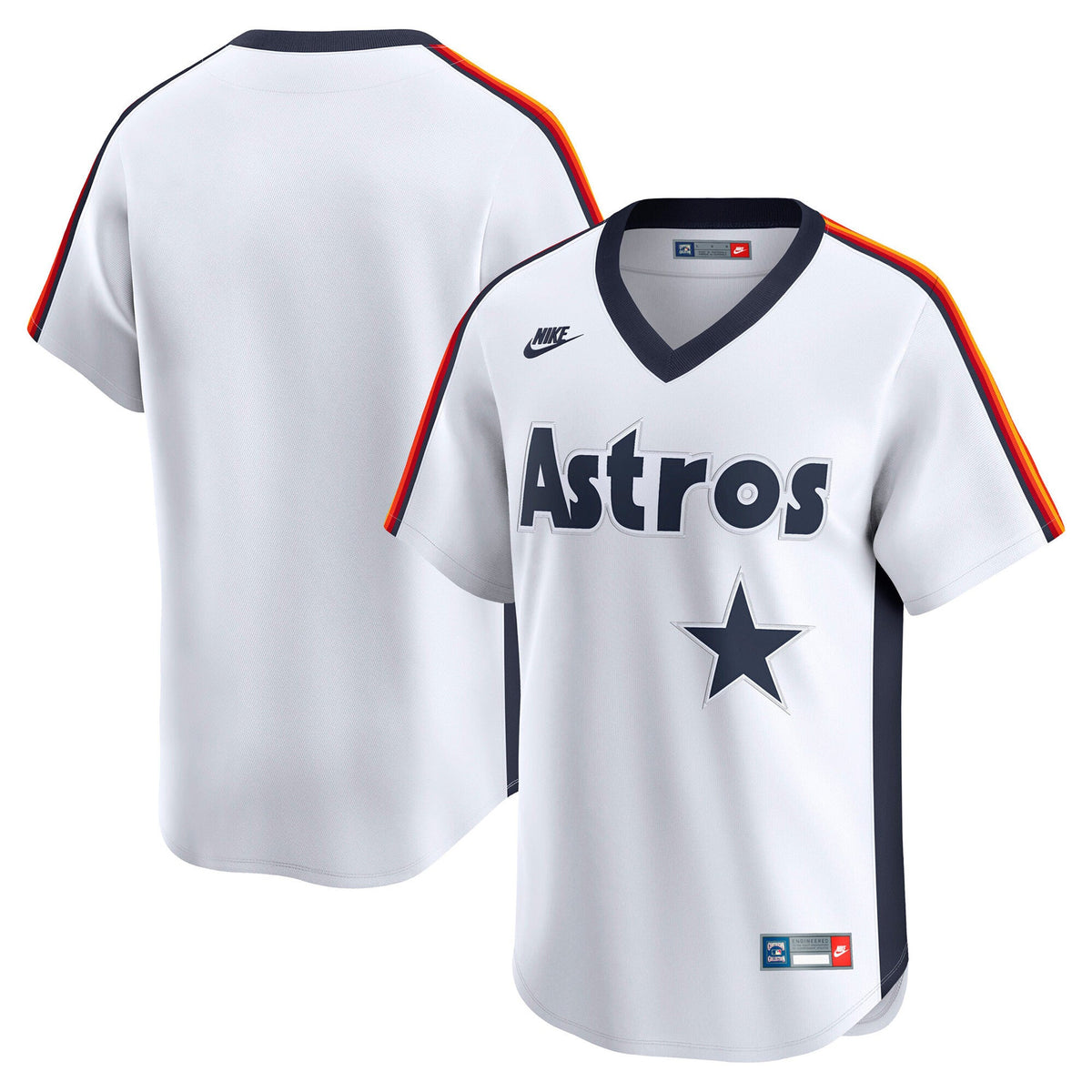Men's Houston Astros Throwback Vapor Premier Limited Jersey - All Stitched