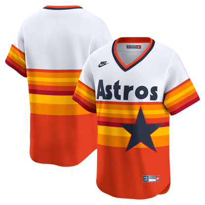 Men's Houston Astros Throwback Vapor Premier Limited Jersey - All Stitched