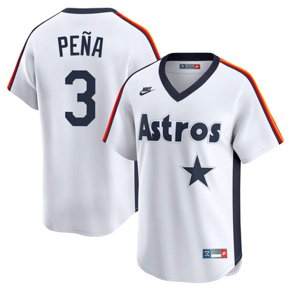 Men's Houston Astros Throwback Vapor Premier Limited Jersey - All Stitched