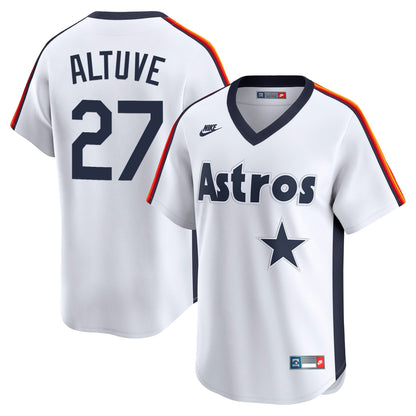 Men's Houston Astros Throwback Vapor Premier Limited Jersey - All Stitched