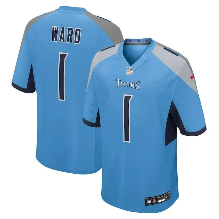 Cameron Ward #1 Tennessee Titans Jersey - All Stitched