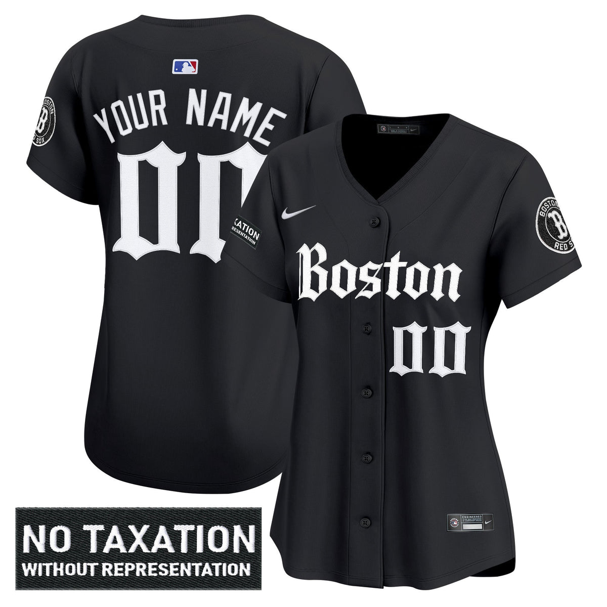 Boston Red Sox 'Retro Newspaper Edition' Vapor Premier Limited Custom Jersey - All Stitched