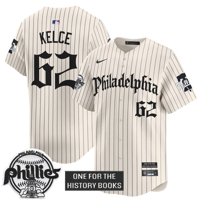 Men's Phillies 'Retro Newspaper Edition' Vapor Premier Limited Jersey - All Stitched