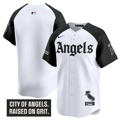 Men's Los Angeles Angels 'Gothic Halo Edition' Vapor Premier Limited Jersey - All Stitched