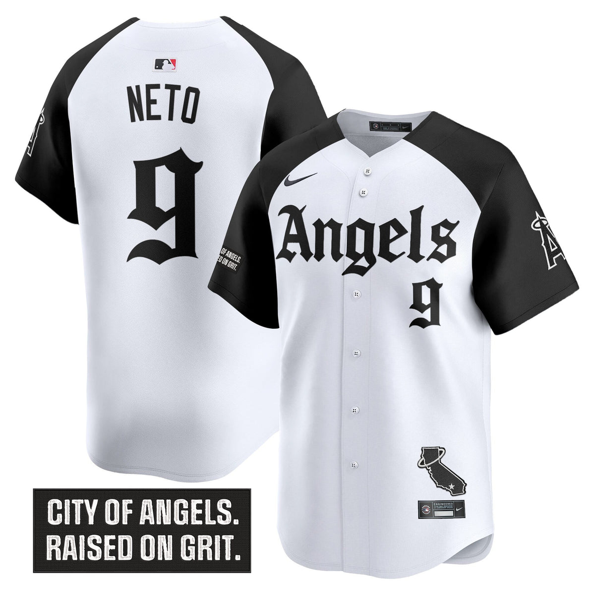 Men's Los Angeles Angels 'Gothic Halo Edition' Vapor Premier Limited Jersey - All Stitched