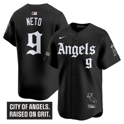 Men's Los Angeles Angels 'Gothic Halo Edition' Vapor Premier Limited Jersey - All Stitched