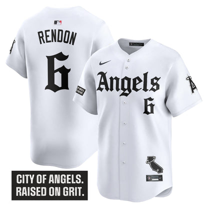 Men's Los Angeles Angels 'Gothic Halo Edition' Vapor Premier Limited Jersey - All Stitched
