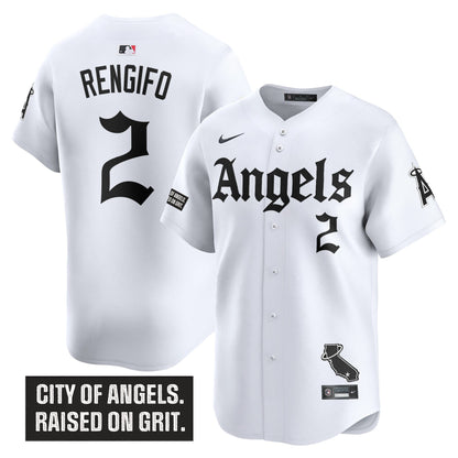 Men's Los Angeles Angels 'Gothic Halo Edition' Vapor Premier Limited Jersey - All Stitched